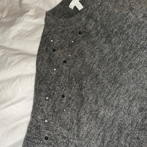 H&M jeweled sweater. Gray size XL - Picture 5 of 10